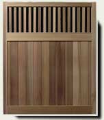 Custo Wood Fence Panel #1A