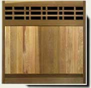Custom Wood Fence Panel #5