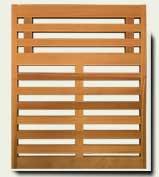Horizontal Wood Fence #8