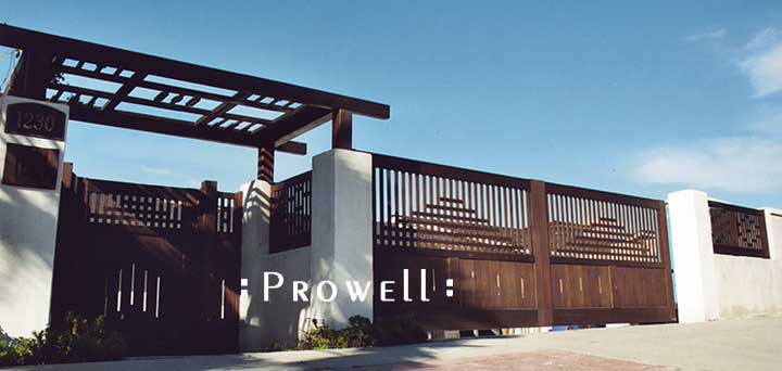 Custom Wood Gate Arbors #17