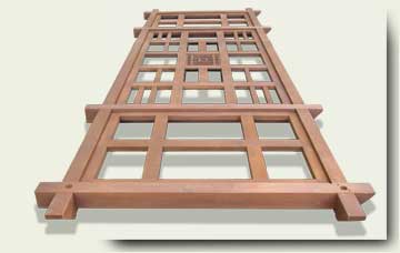 link to custom wood cedar arbor #23. 