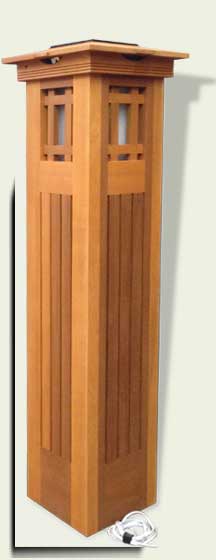 link to Lighted wood garden column #10