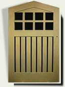 custom wood garden gate #109
