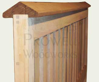 gable caps for fence panels