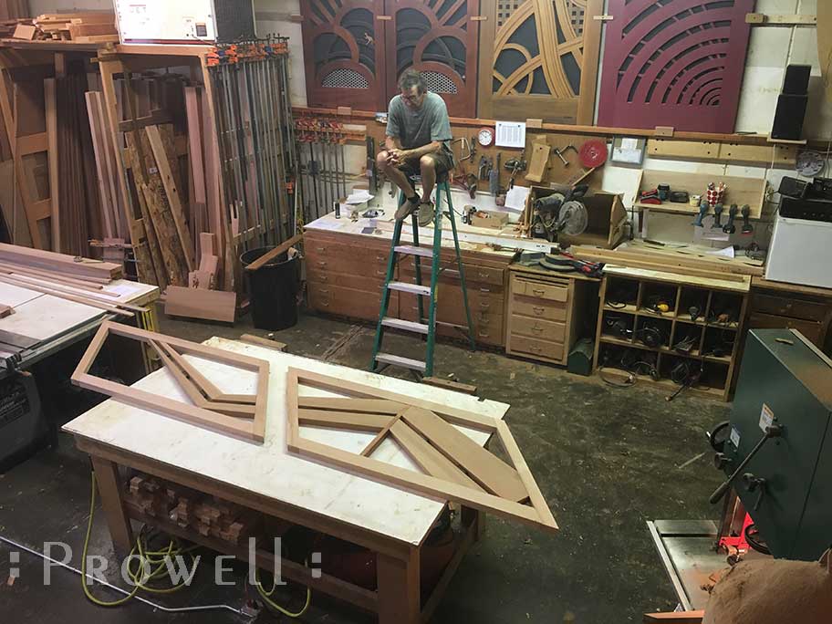 Wood deck and porch stair Railing #210 by Prowell
