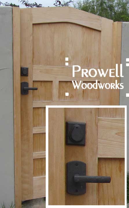 wood gate dead bolt by rocky mountain