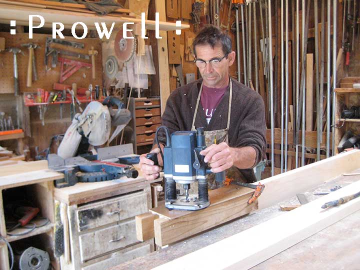 creating the joinery for a wood garden gate