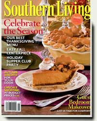 prowell wood porch swing in Southern Living magazine 2009