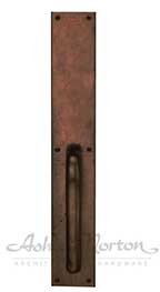 BRONZE GATE PULL/PLATE MD.G. 18