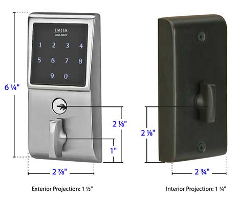 Emtek EMTouch dead bolt