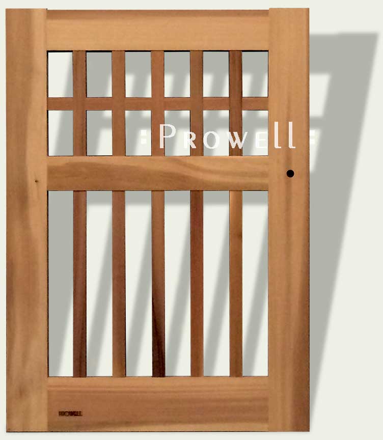 cropped photo showing picket fence gate #82