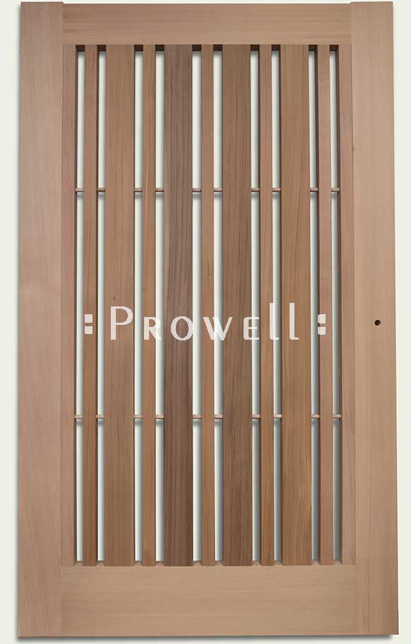 cropped photo showing custom wood gates in sacramento, california