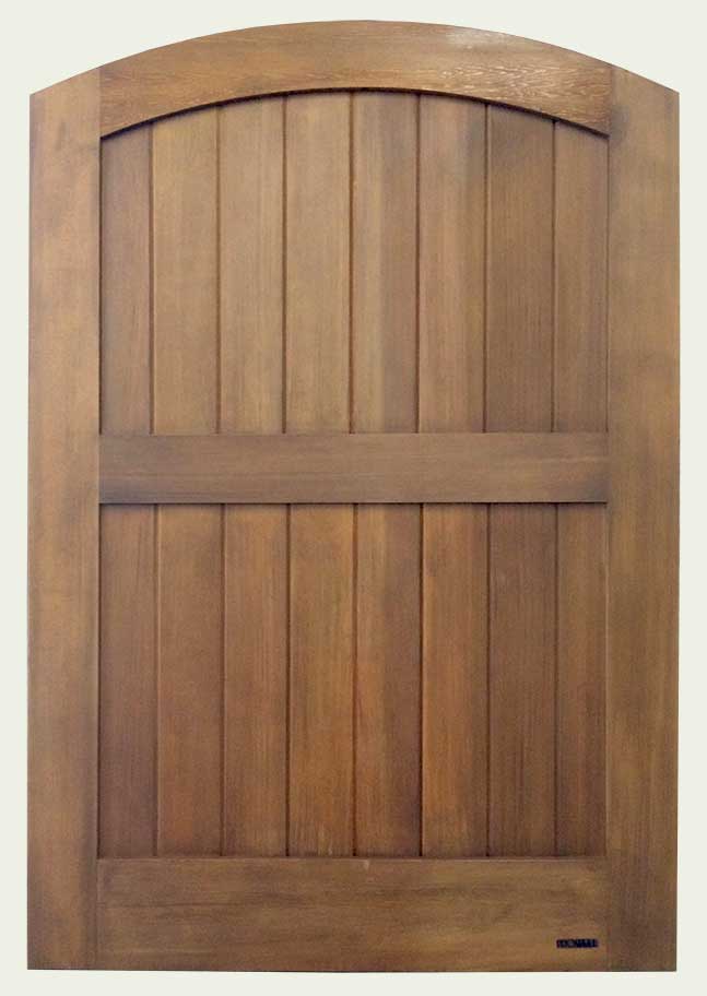 WoodRX 'Walnut' finish to wood gate 31. prowell
