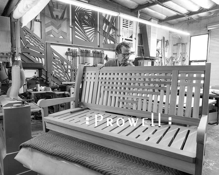 assembly of wood porch swing #21