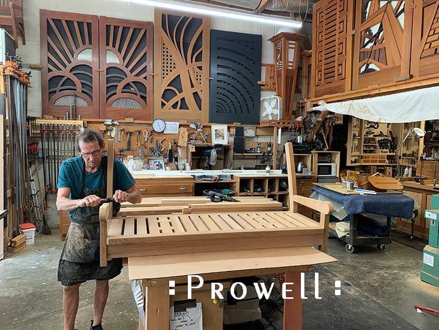 charles prowell building a bench