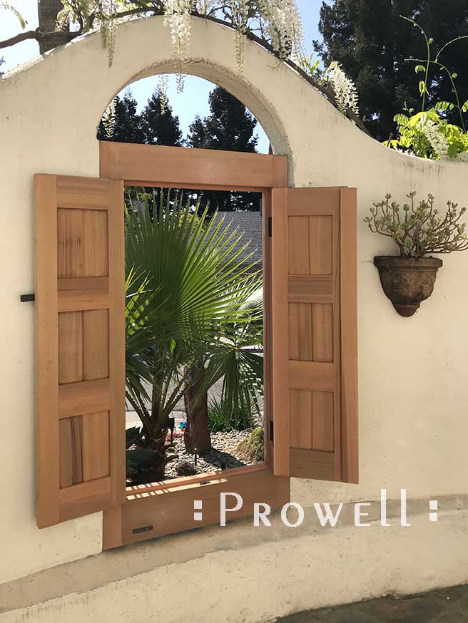 custom wood shutters #3a