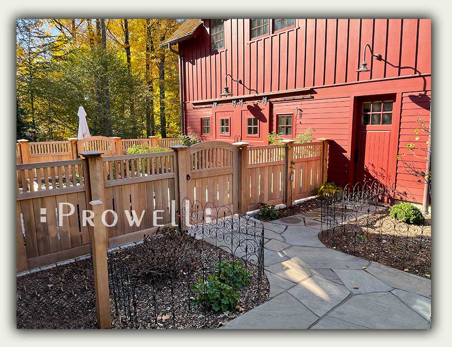 custom wood garden fence_1_1a in CT