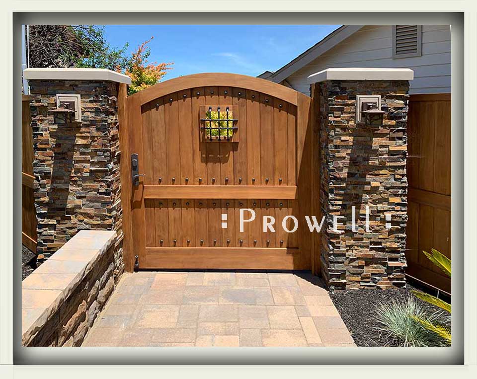 garden_gates_31_10 in fremont, California Double Off-Set Gates