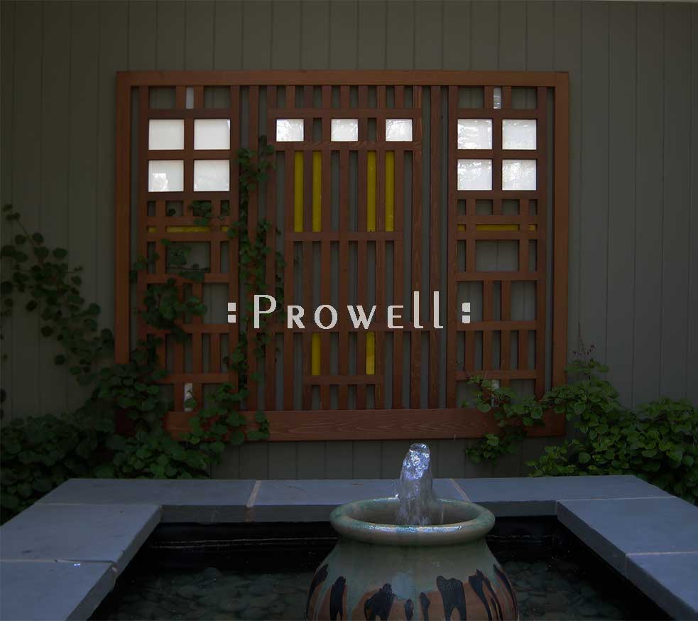 lighted trellis panel #1b in Andover, MA