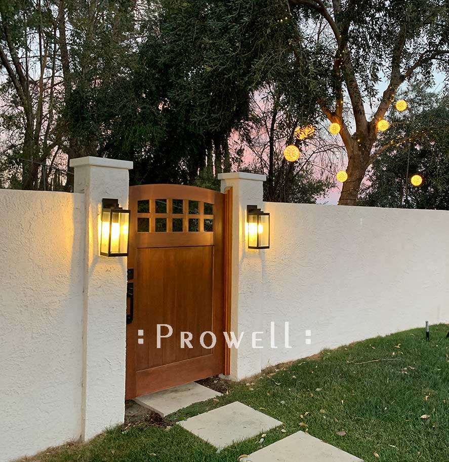 Custom wood garden gate #20-22