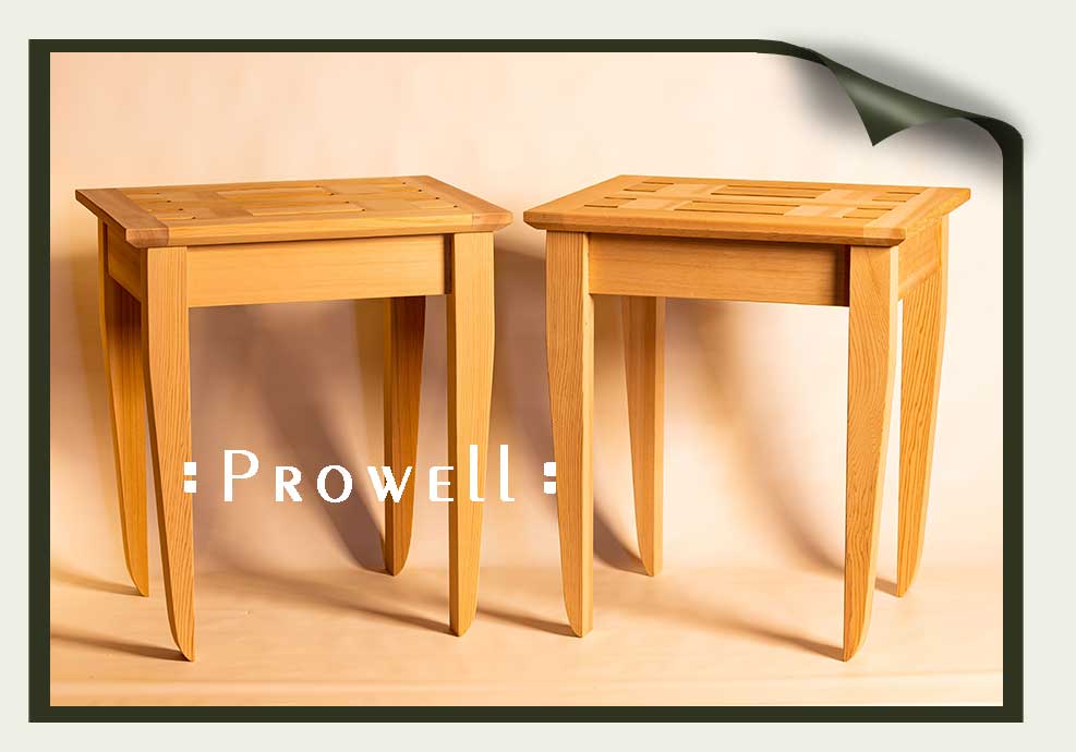 wood harden bench side table 1b