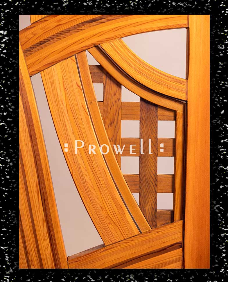 Unique wood garden gate #209b