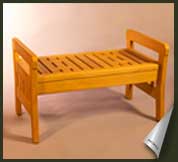Custom wood garden bench #1 by prowell woodworks