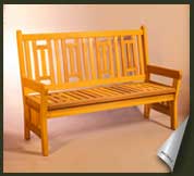 Custom wood garden bench #2 by prowell woodworks