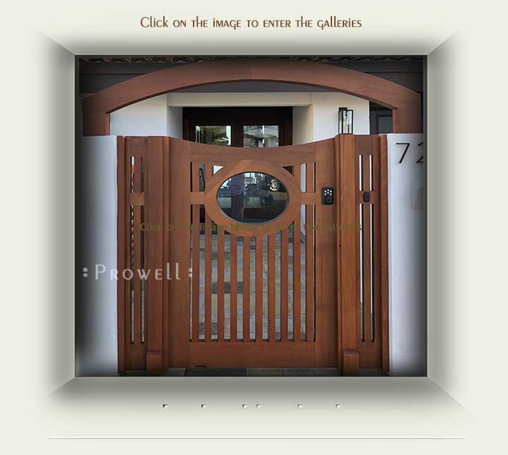 Wood Garden Gates Gallery