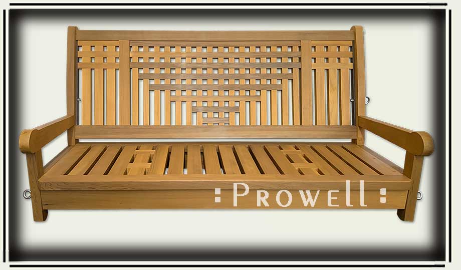 custom wood porch swing #21-2b in San Clemente, CA