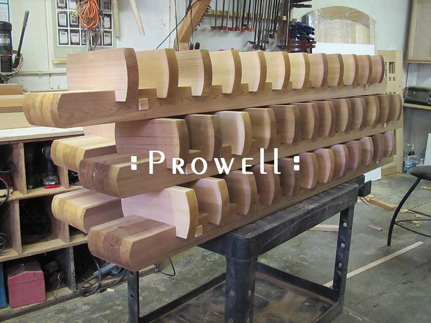 In-progress shop photo building wood arbor #7