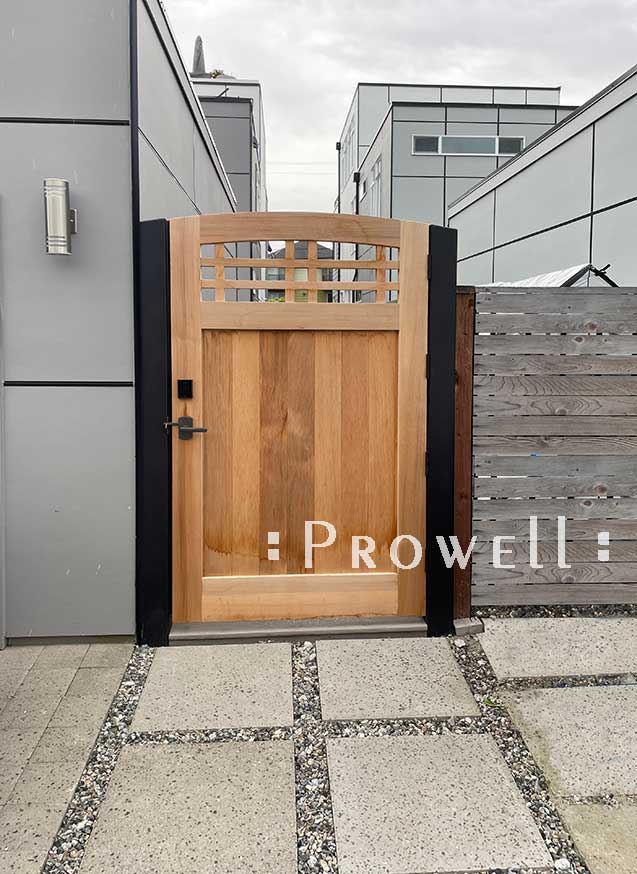 custom wood garden gates #98-8a in Seattle, WA
