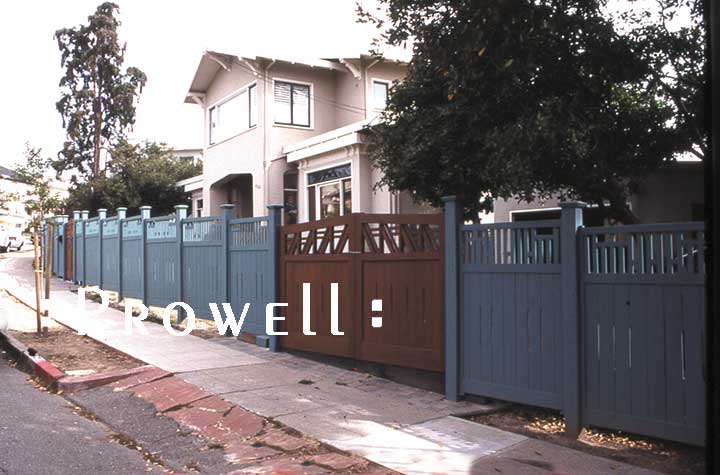 custom wood drive gates #10 in Oakland, California