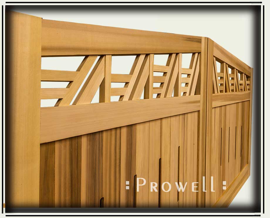 automatic wood driveway gates #10-1a