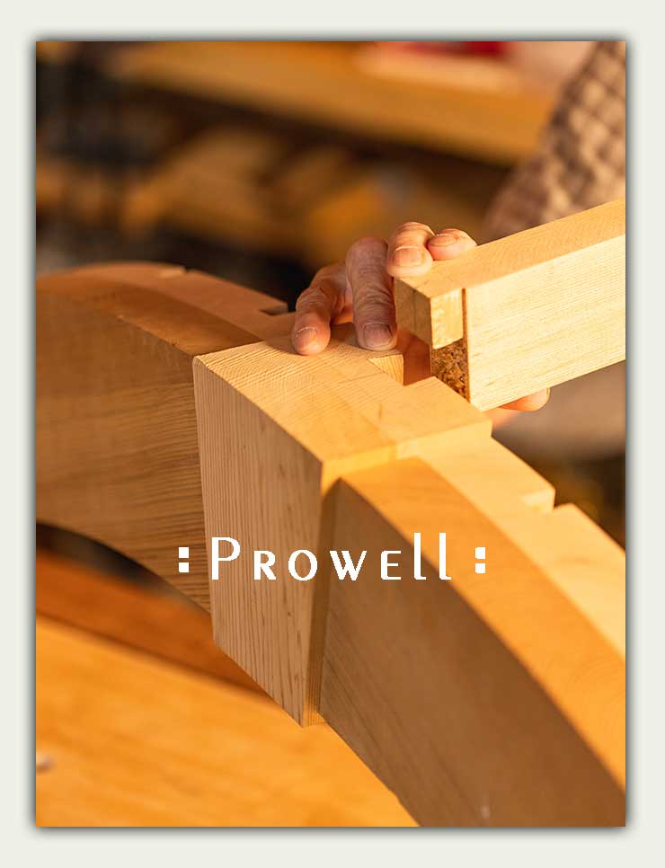 shop progress photo showing how to build a prowell wood arbor