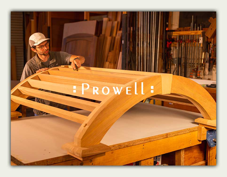 Ben Proell building garden arbor #15-7dd