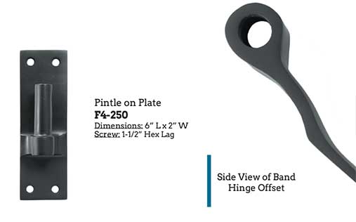 F4-317a Ashley Norton Bronze Bronze Gate Hinge HIN4545