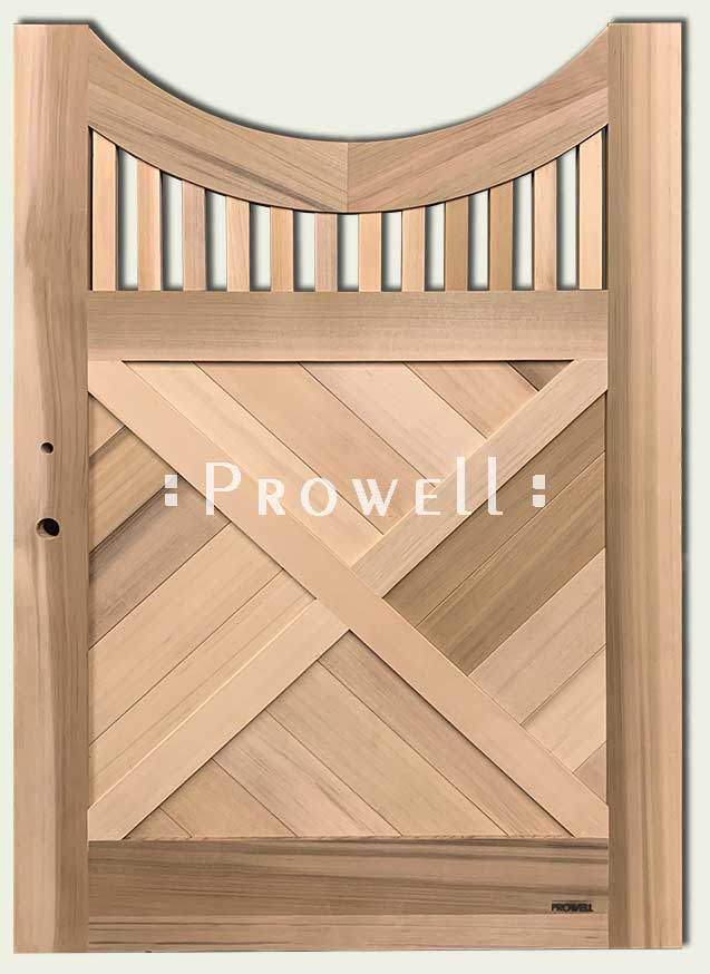 custom wood garden gate #106