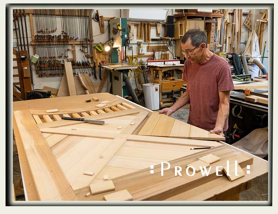 in-progress shop photo building wood gate #106