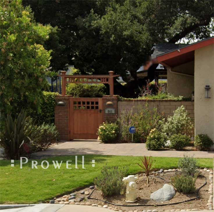 custom wood arbor #1-4 in thousan oaks, ca