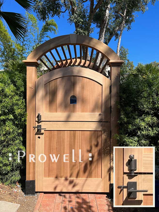 wooden dutch gates #116-2 in La Jolla, California