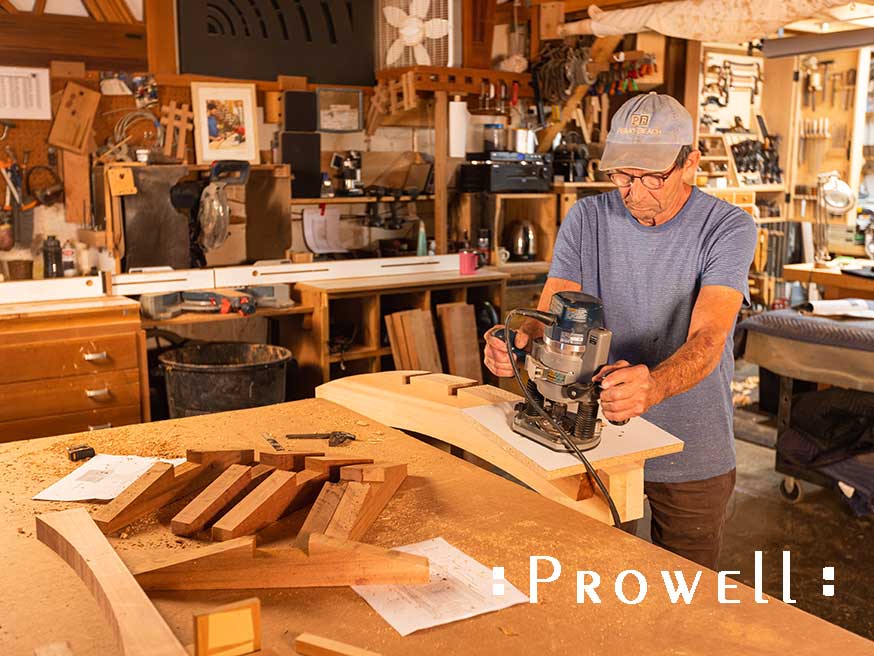 Charles prowell building wood arbor style #8cc