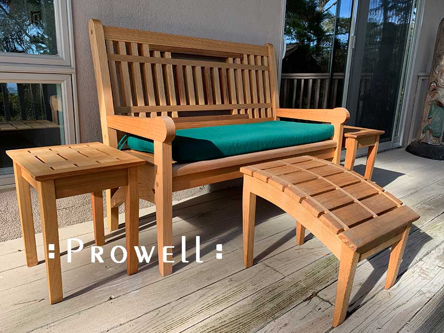 wood outdoor porch bench #23-1 