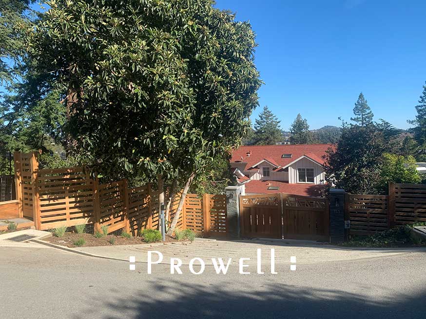 wood gates, driveway gates, and wood fence panels in Mill Valley, CA