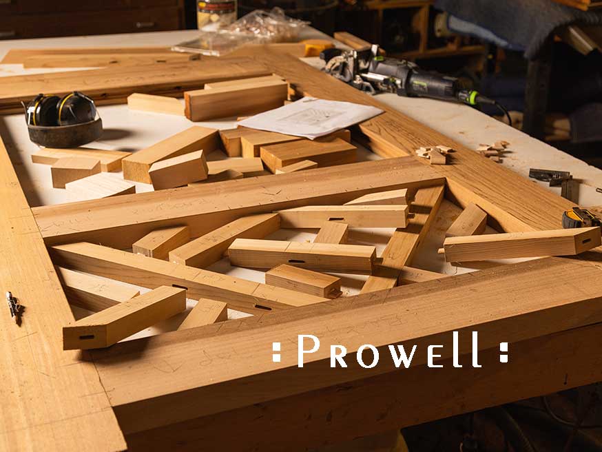 shop progress photo building the colonial wood gate 39-4bb