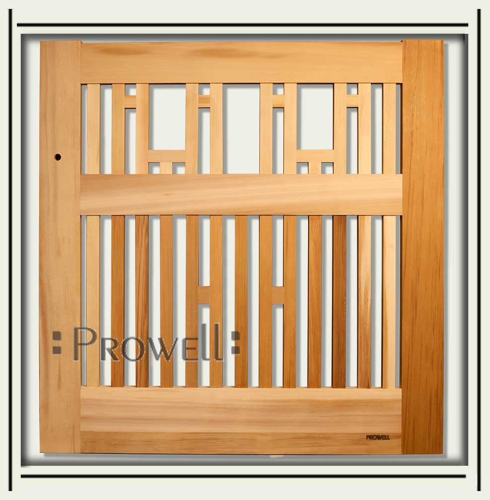 Craftsman wood gate #38-8 in Eureka, CA