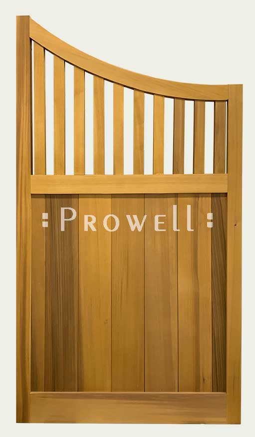 wood fence panels transitioning heights #1