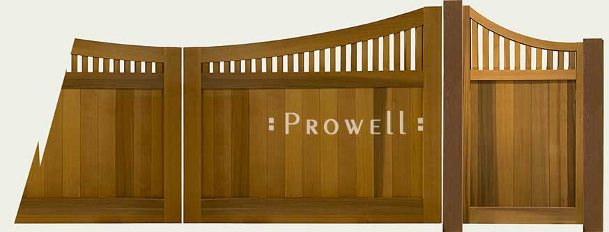 wood fence transition #1a