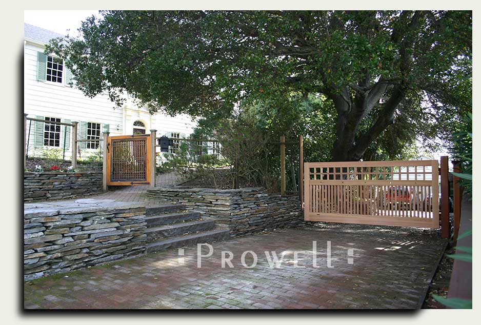 custom wood driveway gates #16-5a in Berkeley, CA