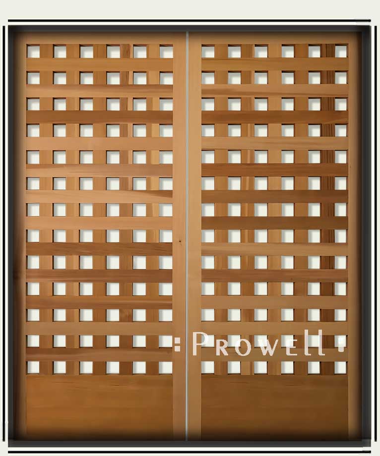 oversized wood gates #101 in La Quinta, CA